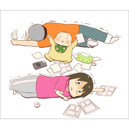 ギリギリ漫画家夫婦の子育て奮闘記
